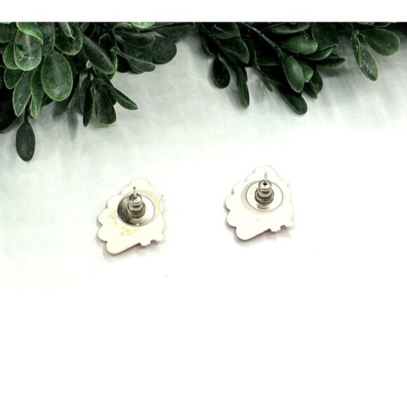 Thanksgiving Turkey Stud Earrings With Pilgrim Hats - Picture 3 of 4